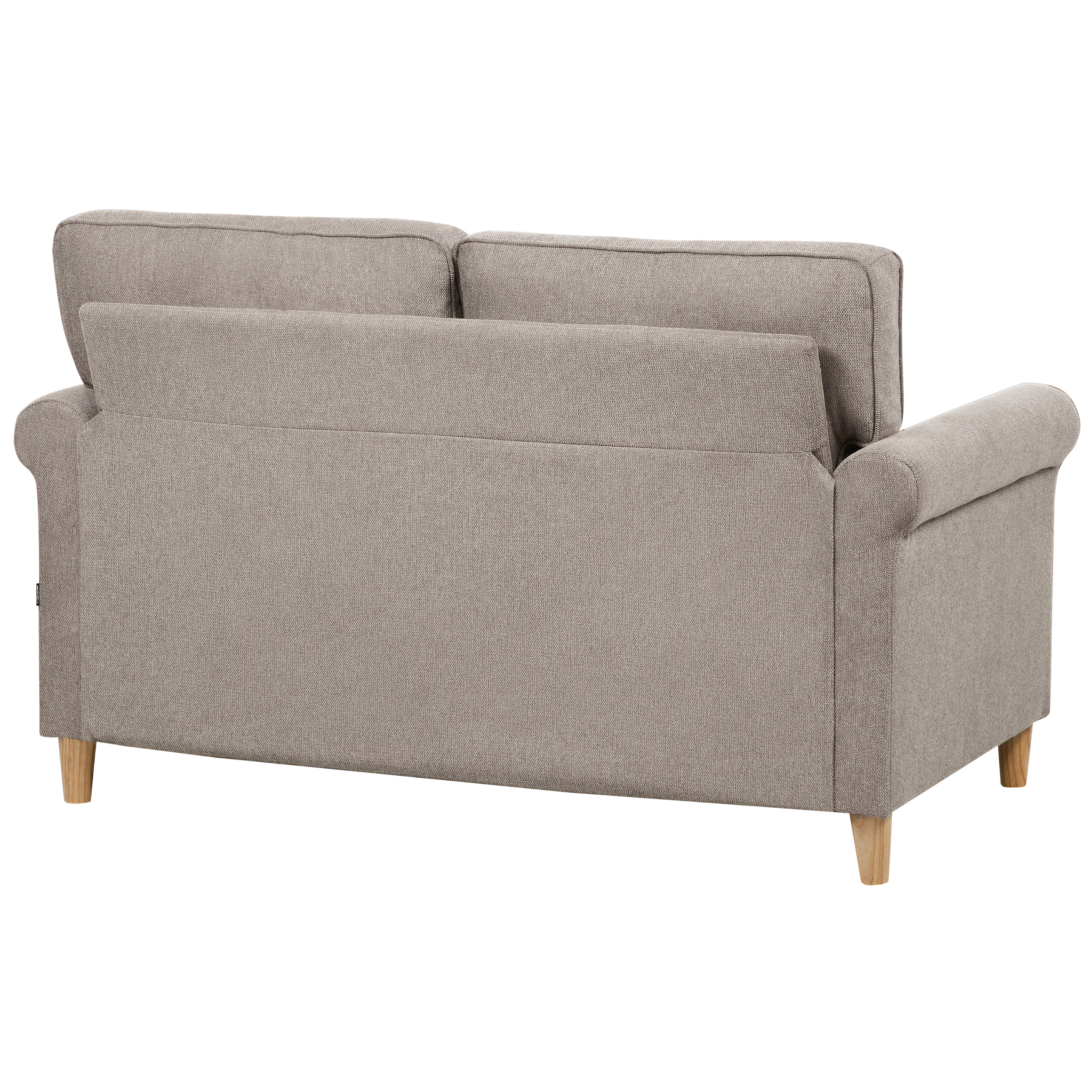 Beliani - RONNEBY  - Tweezitsbank - Lichtbruin - Polyester