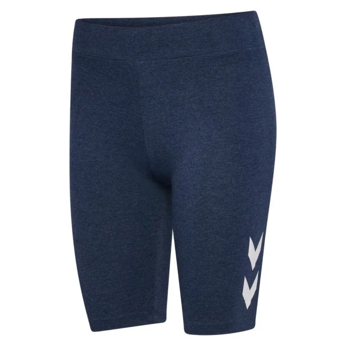 Hummel Dame Korte tights Pulse Logo MW Short Tight Blå