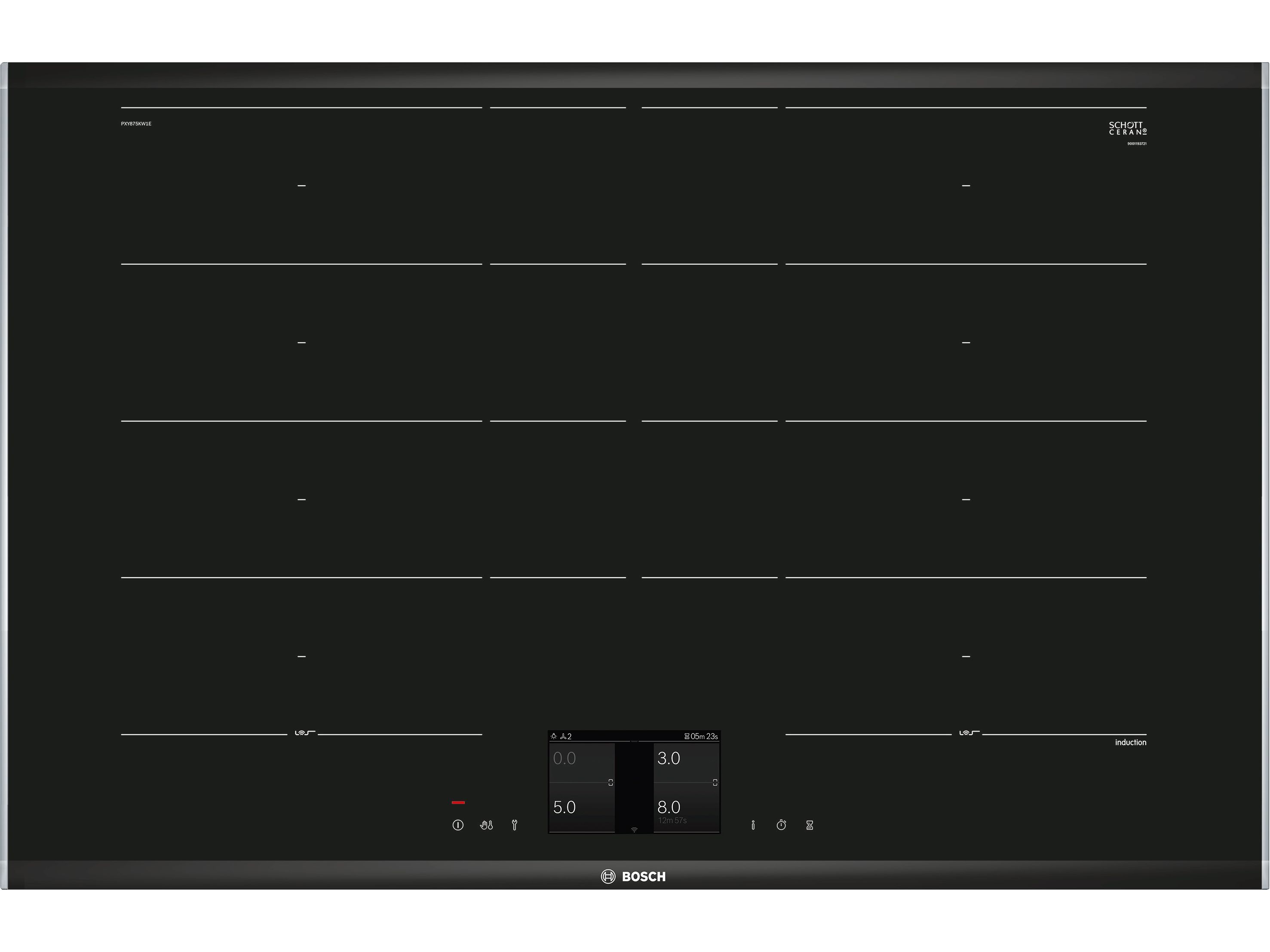 PLACA INDUÇÃO BOSCH PXY875KW1E HOME CONNECT 80CM