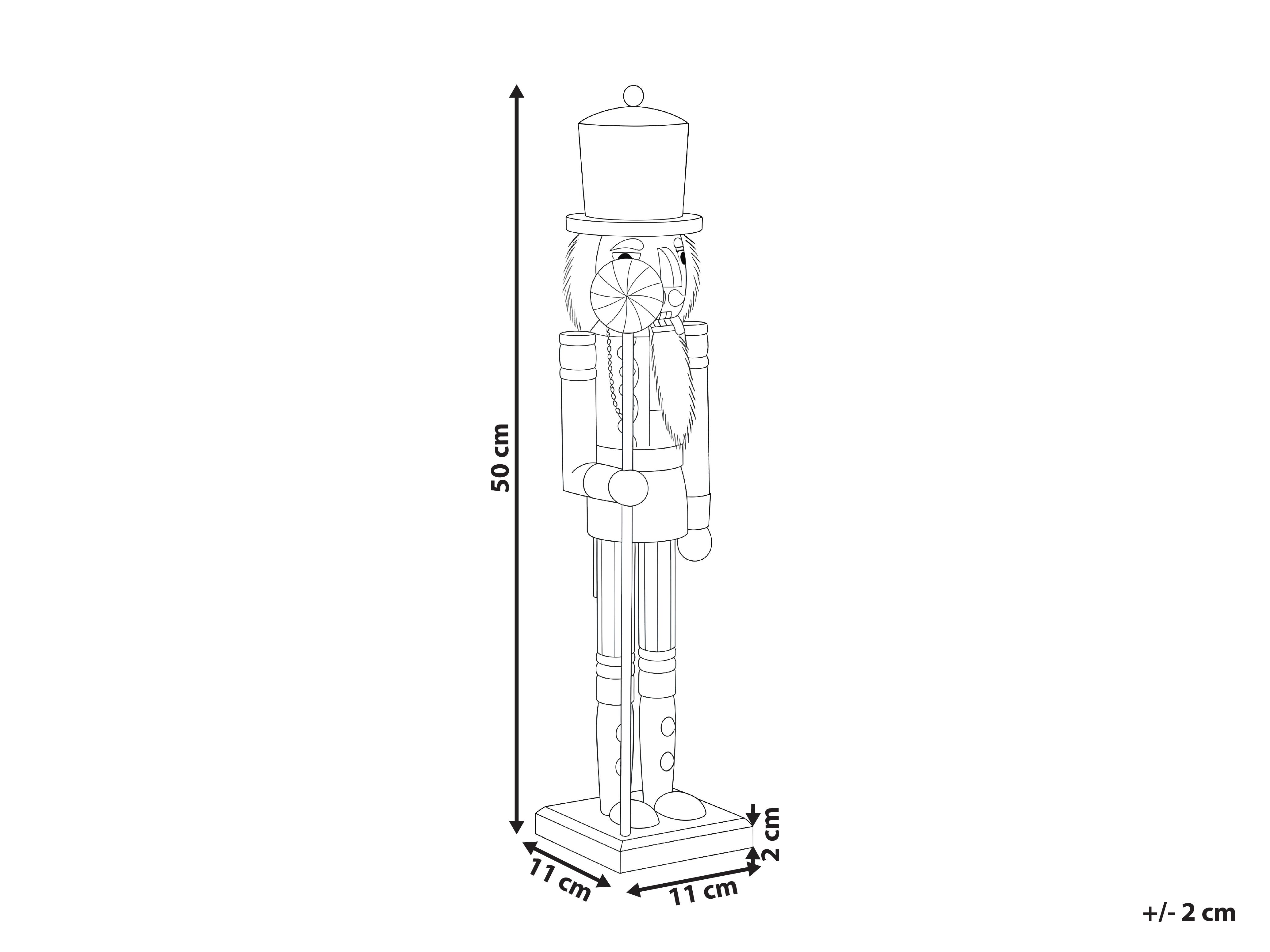 Figuur DALALVEN Notenkraker 50 cm Roze