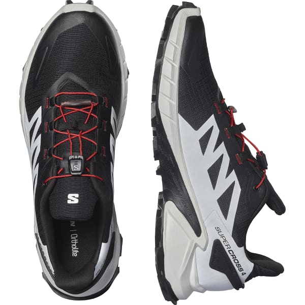 Chaussure trail SALOMON SUPERCROSS 4 BLACK/WHITE/FIERY RED