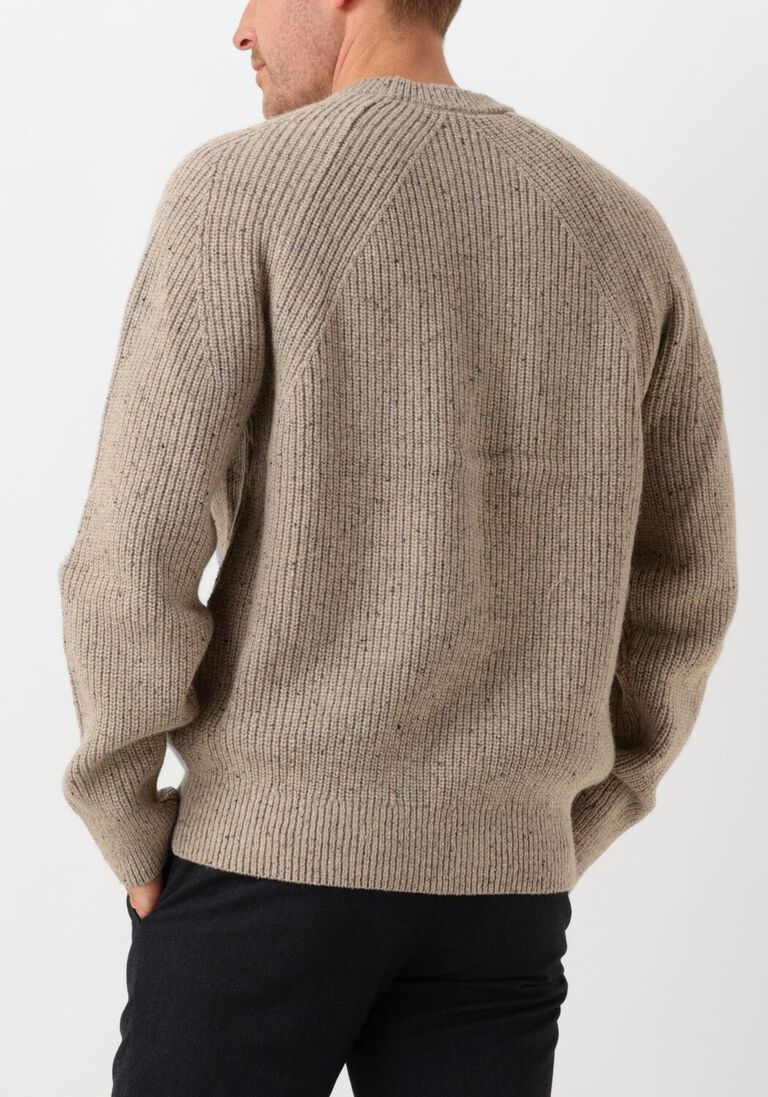 beige drykorn trui rippley