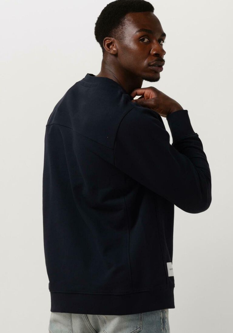 ANERKJENDT donkerblauwe anerkjendt sweater akruben sweat noos - gots