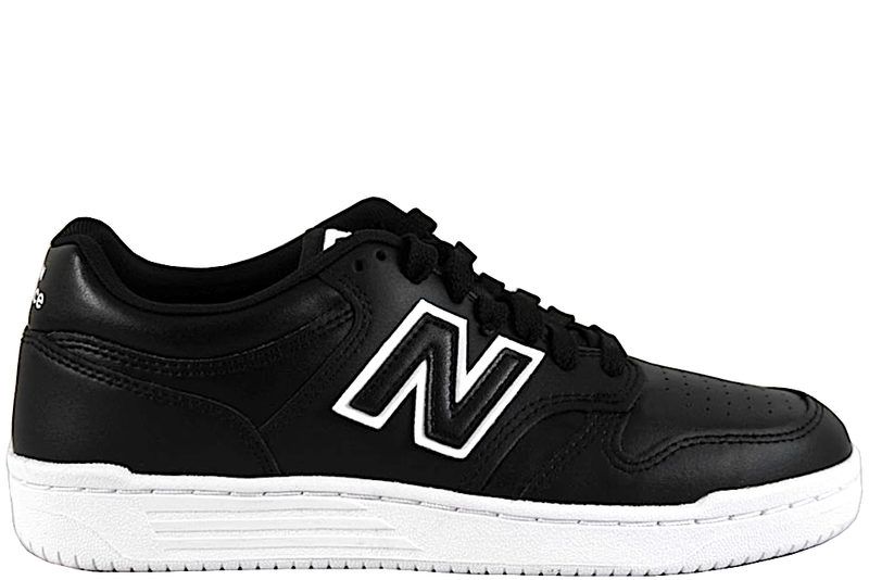 NEW BALANCE MOYEN 480 SNEAKERS I SORT GLAT SKIND