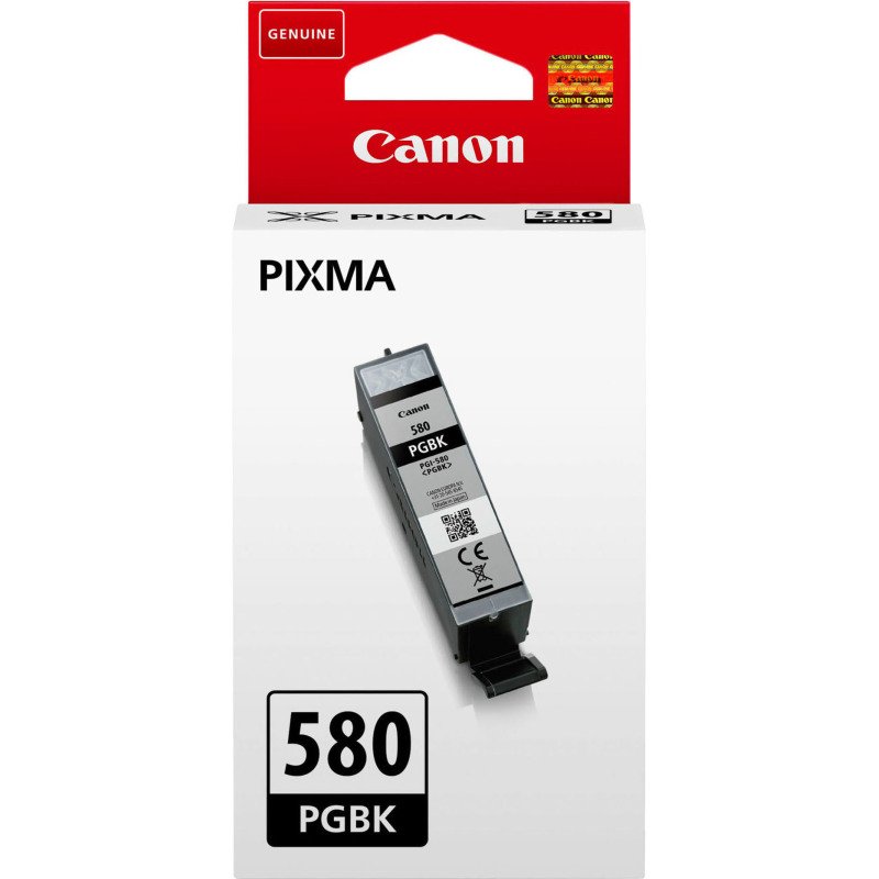 Cartouche Canon PGI580 noire pour imprimante jet d'encre