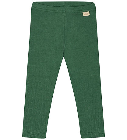 Petit Piao Leggings - Rib - Modal - Smaragd Green