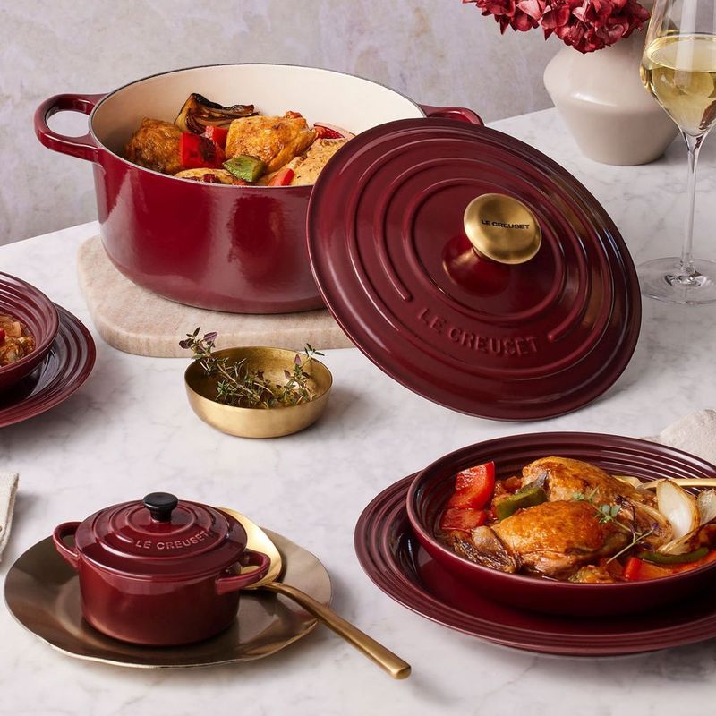 Le Creuset Braadpan Signature - Garnet - ø 20 cm - Gietijzer - 2.4 liter