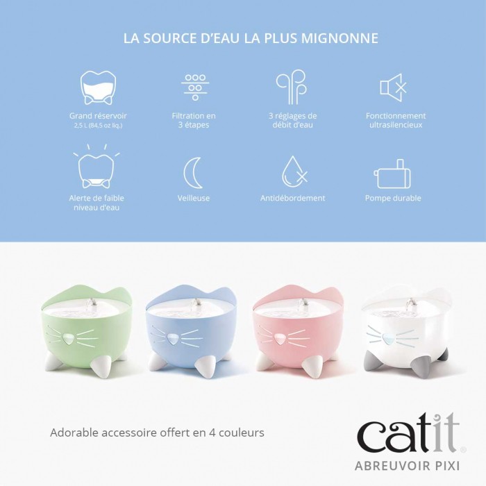 Fontaine Pixi 2,5L - Vert pâle