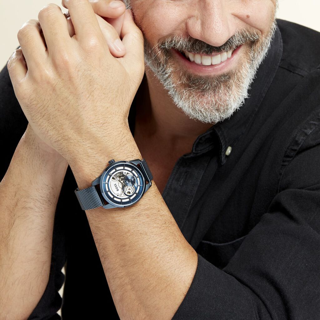 Montre Boss Sophio Auto Bleu
