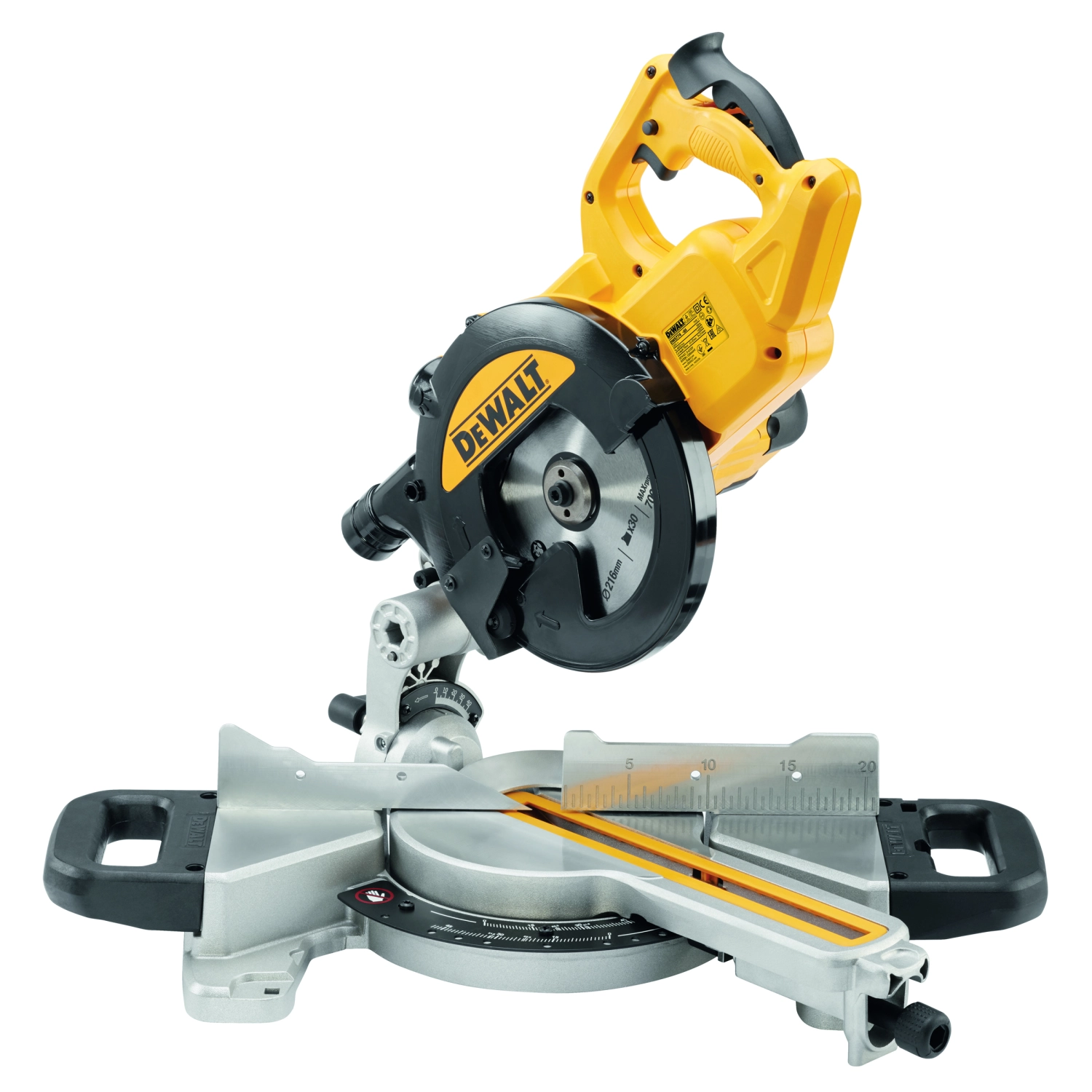 DeWALT DWS774 Afkortzaag met XPS zaaglijnindicator - 1400W - 216 x 30mm