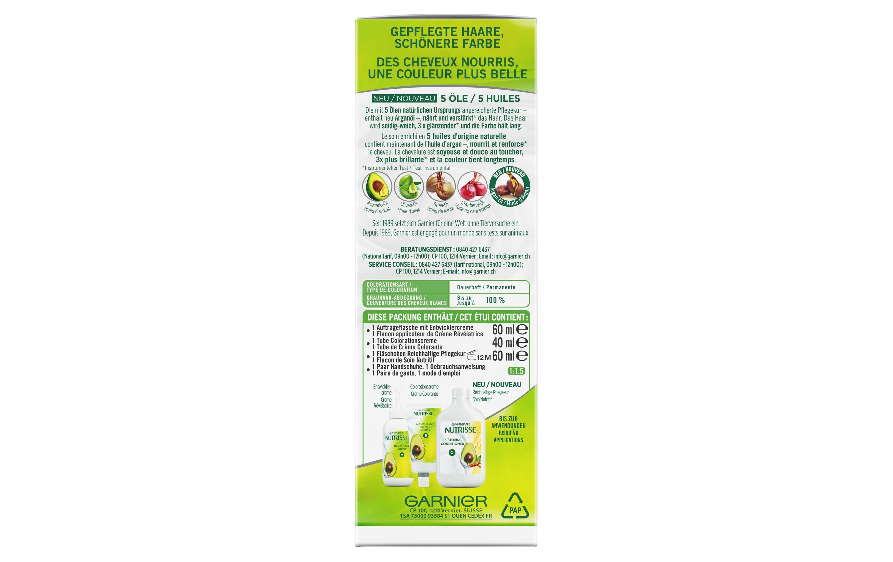 Haarcoloration Nutrisse Crème 70 MittelblondHaarfarbe