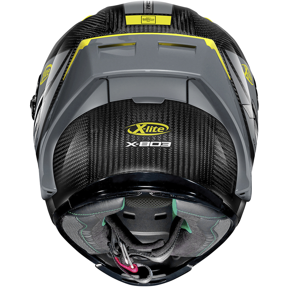 X-lite - Casque X-803 RS Ultra Carbon Skywarp Noir / Gris / Jaune