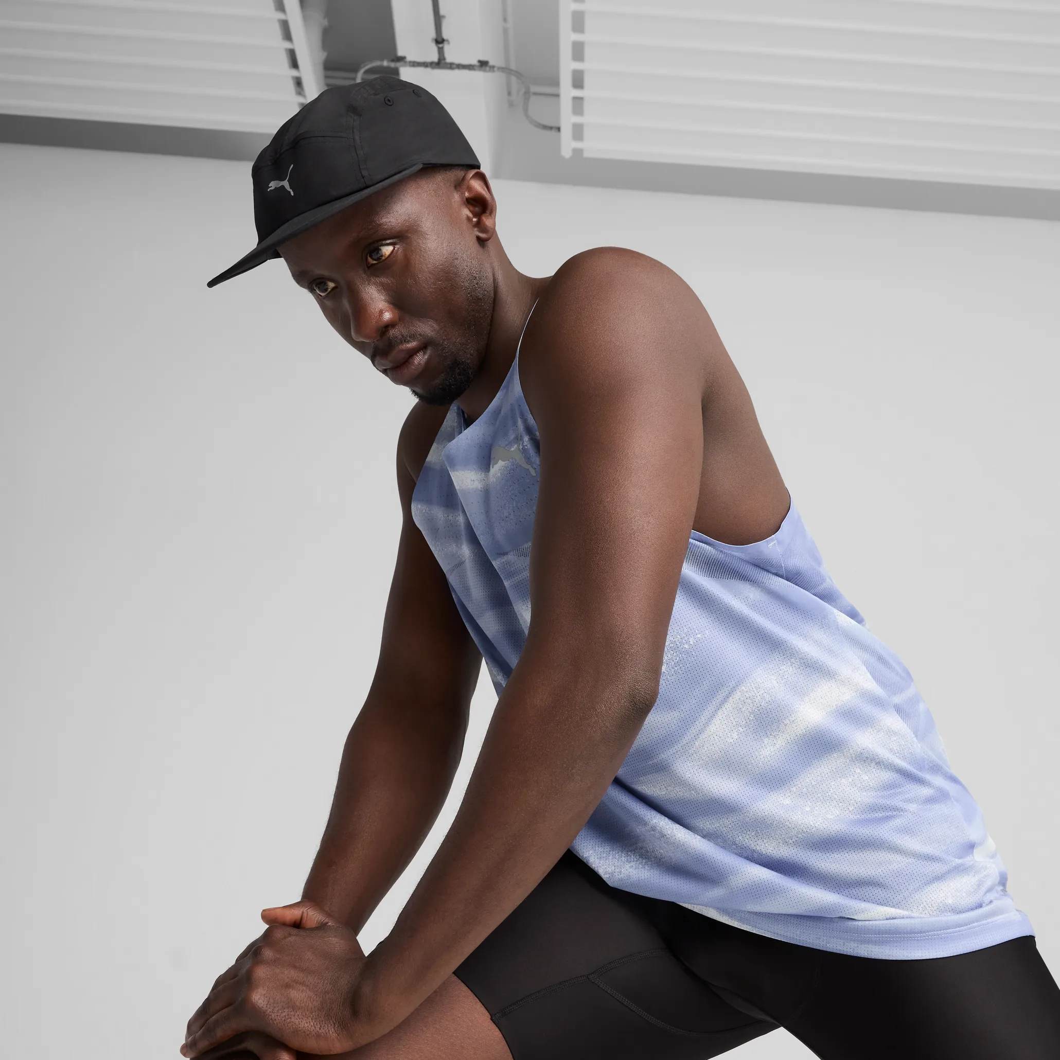Puma Ess Running 5 Panel Cap Puma Black