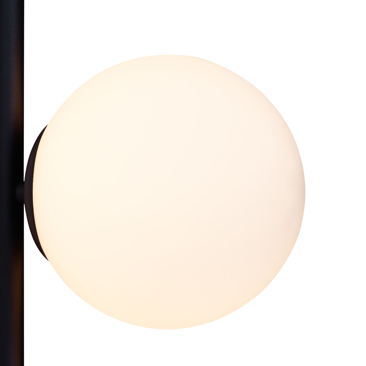 Design wandlamp zwart met mat glas 3-lichts - Vertical