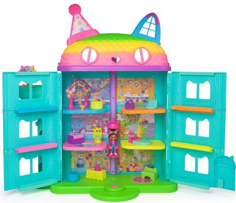 Gabby's Poppenhuis - Feest Poppenhuis - 60cm Hoog - Inclusief Speelfiguren
