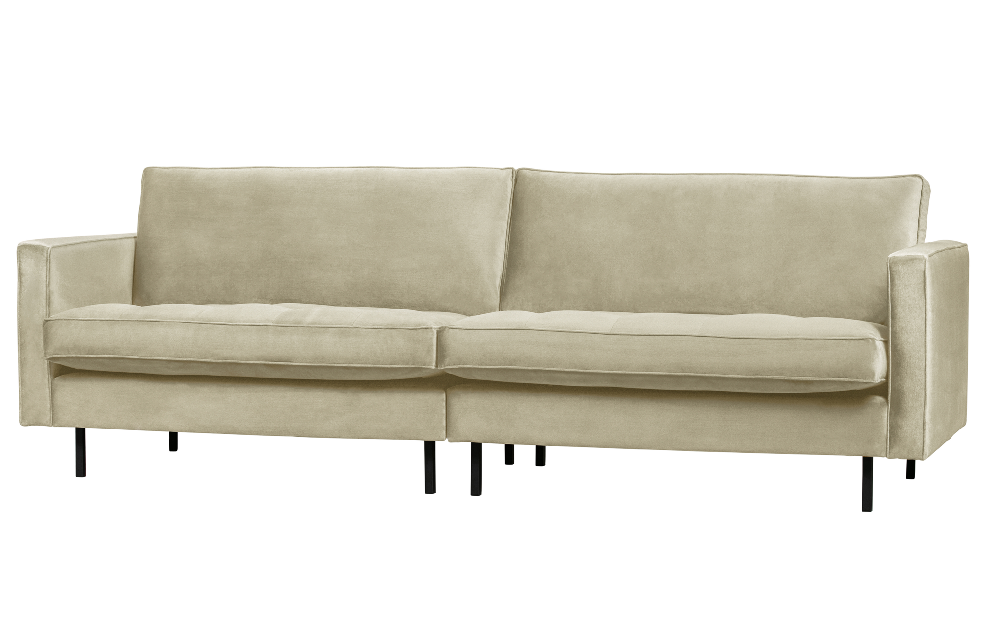 BePureHome 3-zitsbank Rodeo Classic velvet Rodeo Classic Bank 3-zits Velvet - Pistache