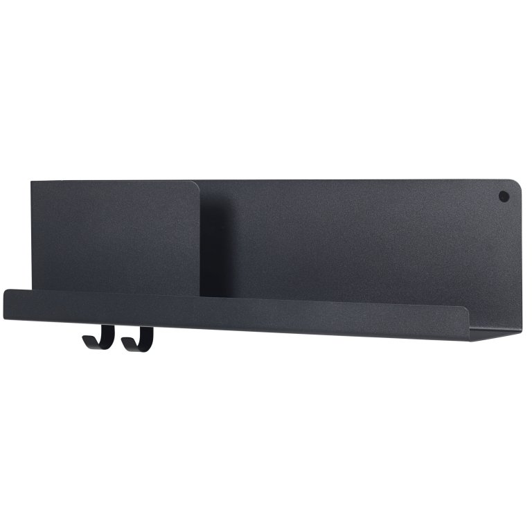Muuto Folded wandplank medium zwart