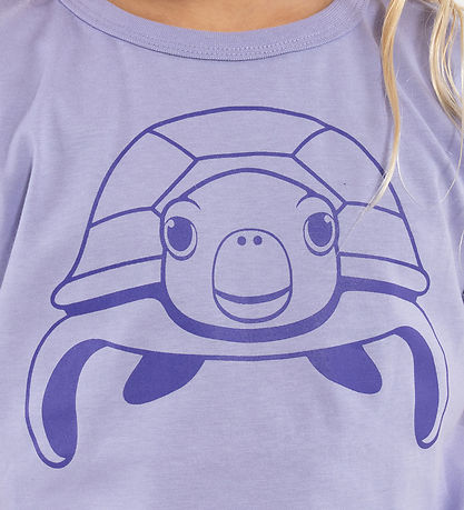ANIMAL T-Shirt - AnimalHide - Lila Outline Meeresschildkröte