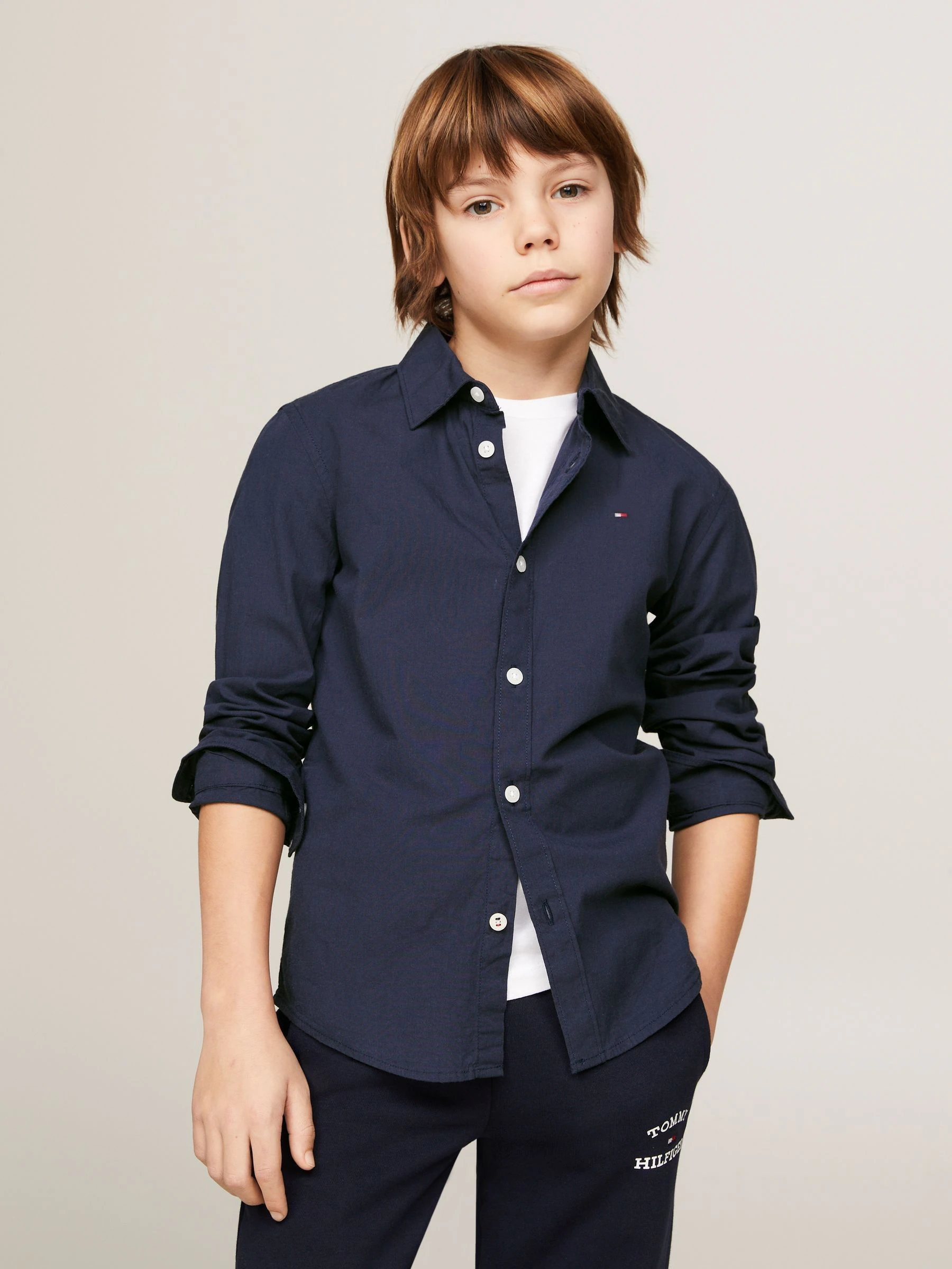 Tommy Hilfiger - Stretch-poplin overhemd