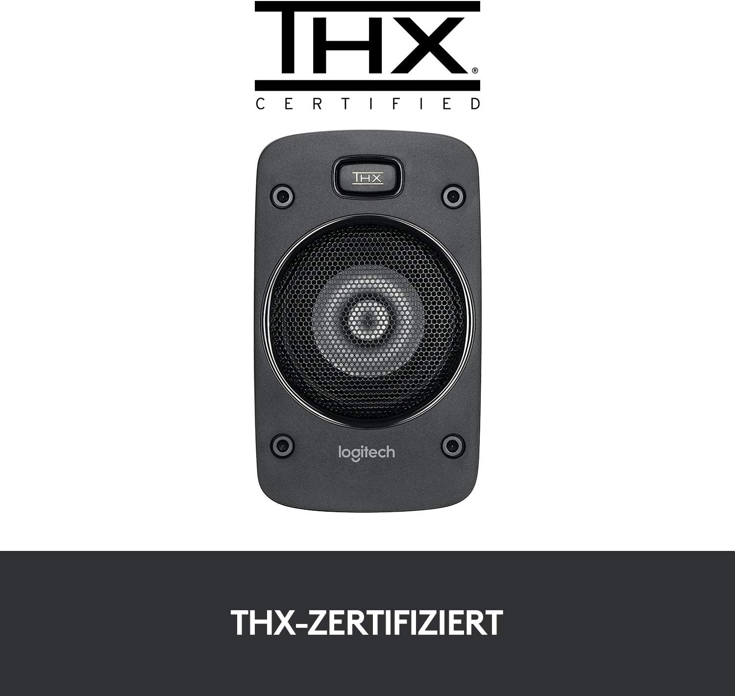 Z906  Surround Sound System THX Lautsprecher mit Fernbedienung (980-000468) - Schwarz