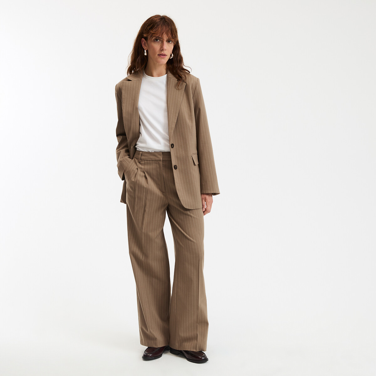 COLEÇÕES LA REDOUTE<br>Blazer oversized lange, gestrept, Signature CLEANDRE