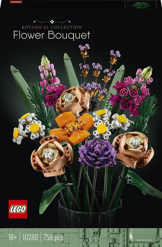 Lego - Bloemenboeket - Bouwset - Multi-kleur - Plastic