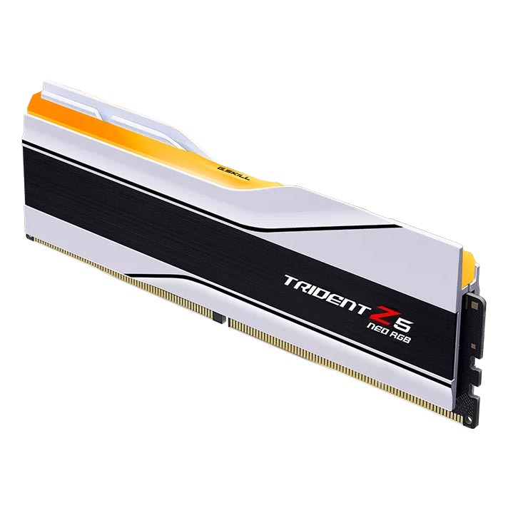 G.Skill Trident Z5 Neo RGB Series 32 Go (2x 16 Go) DDR5 6400 MHz CL32 - Blanc