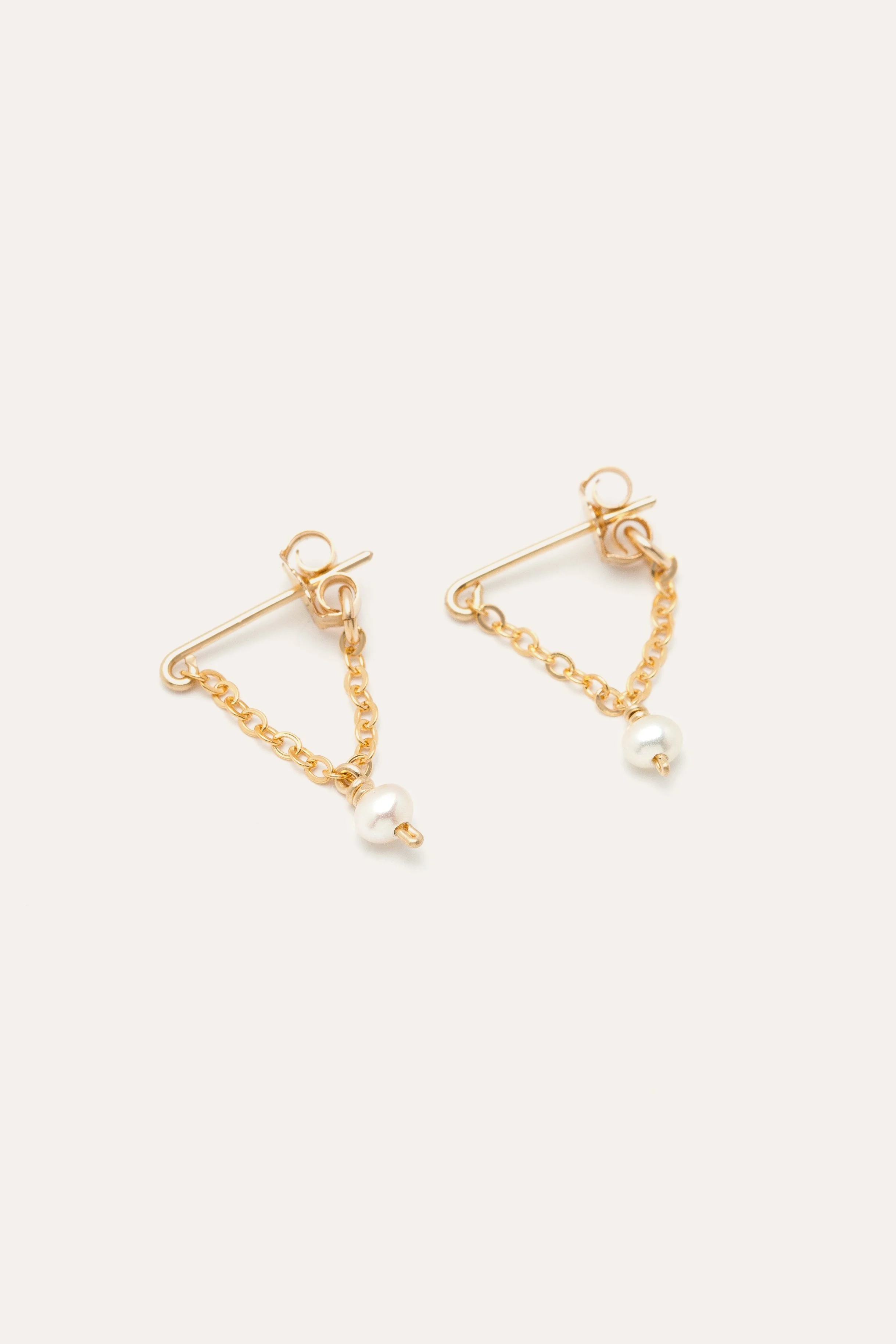 BOUCLES D'OREILLES CHAÎNETTE - Boucles d'oreilles chaînette | Blanc