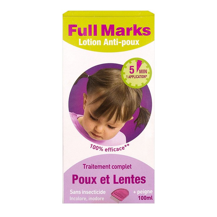 Full Marks lotion anti-poux 100ml