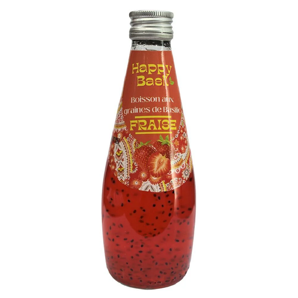 Boisson Happy Basil fraise 29cl