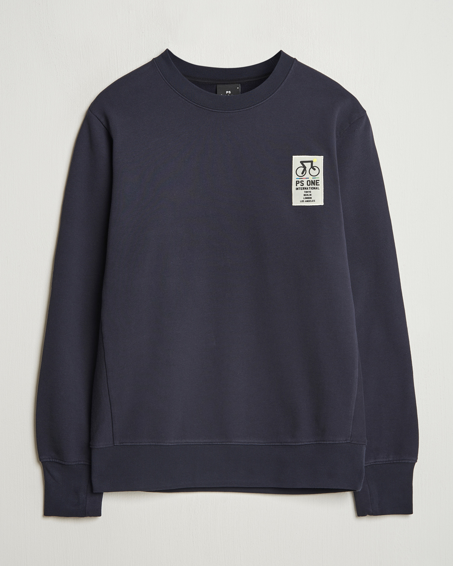 PS Paul Smith One Bike Crew Neck Sweatshirt Navy