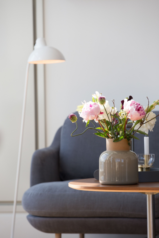 Fritz Hansen Lune hoekbank 5-zits Grey Mist