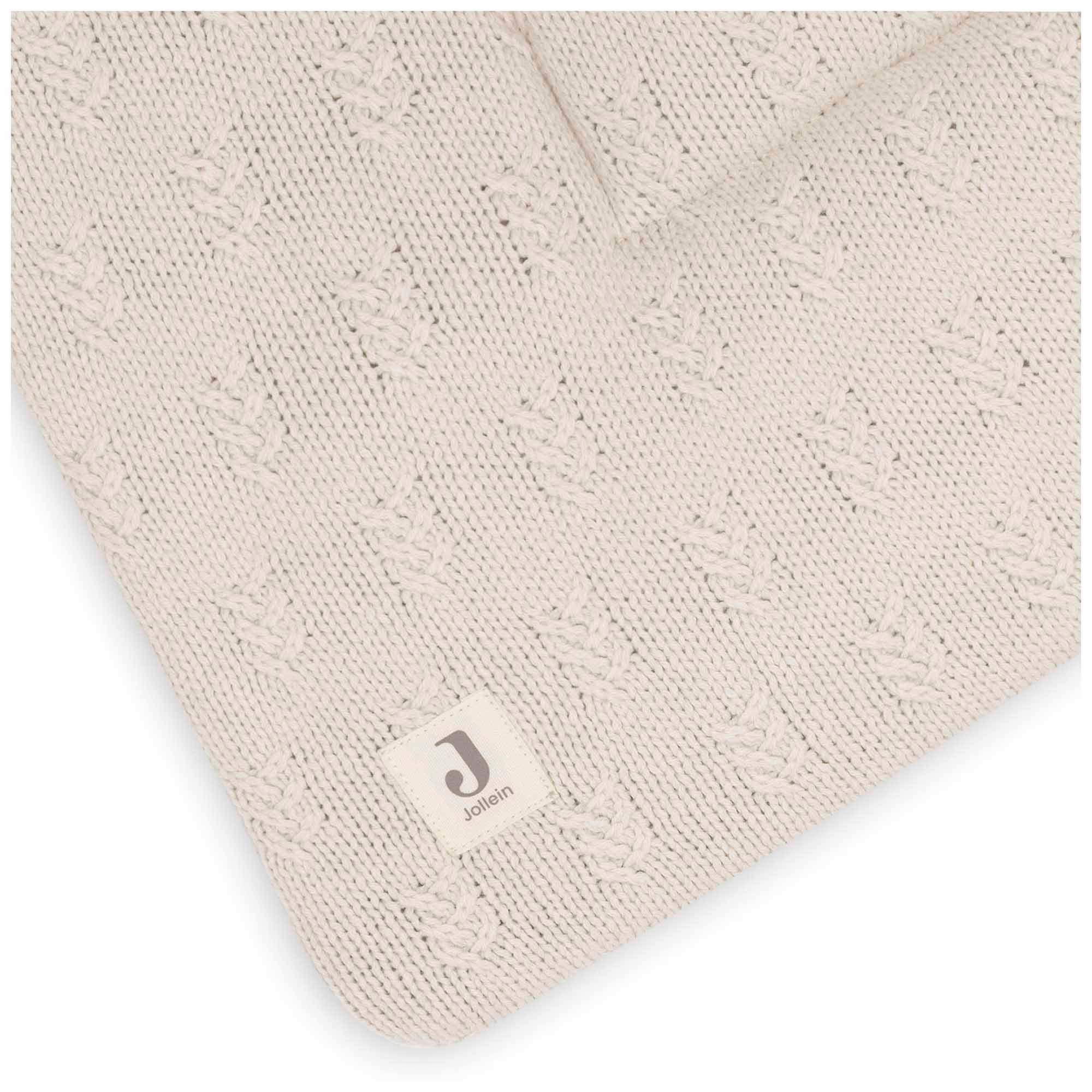 Jollein boxkleed grain knit beige