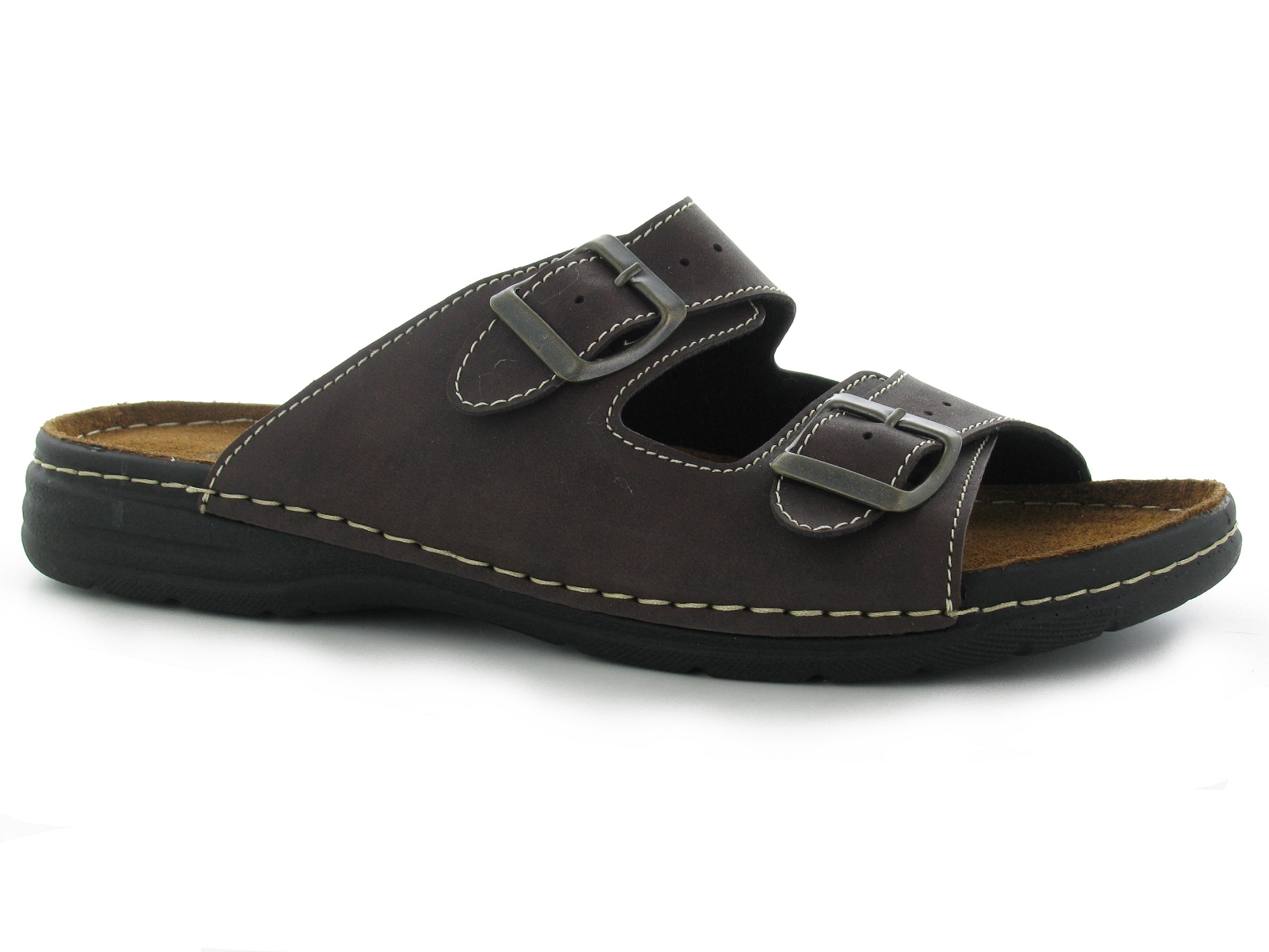 P brand-636 Synthétique Marron Foncé
