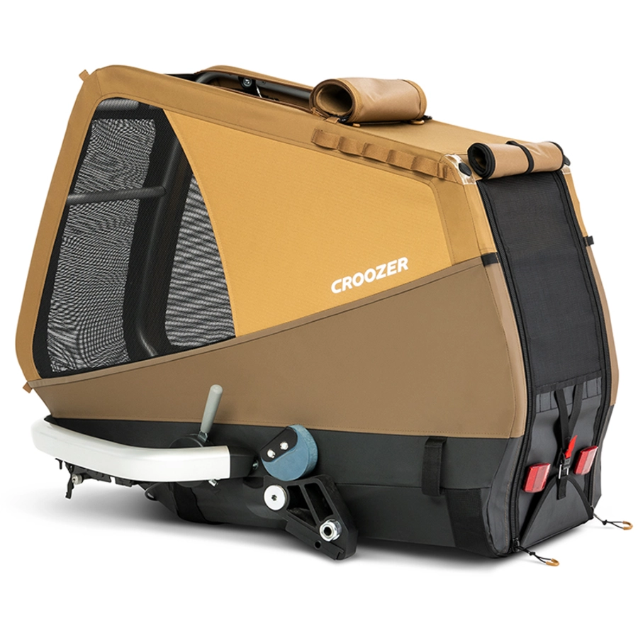 CROOZER Hundefahrradanhänger Dog Enna Sundown yellow