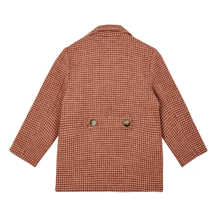 Emile et Ida Manteau Laine | Rouge