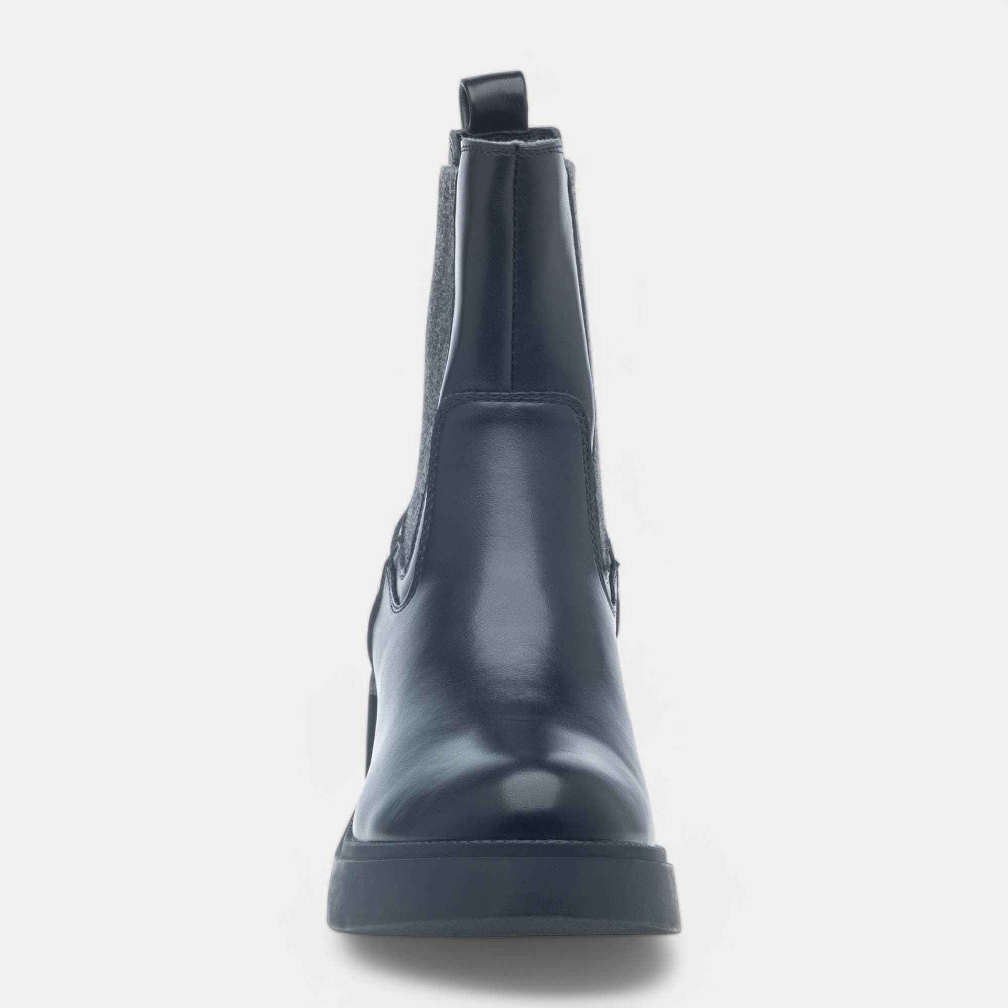 Boots chelsea à talon Femme noir