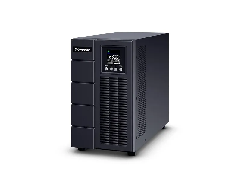 CyberPower Online S Series OLS3000EA - UPS - AC 230 V - 2700 Watt - 3000 VA - 9 At - RS-232, USB - output-stikforbindelser: 8 - aktiv PFC - sort