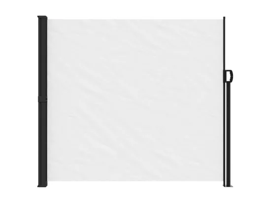 Auvent latéral rétractable blanc 180x600 cm