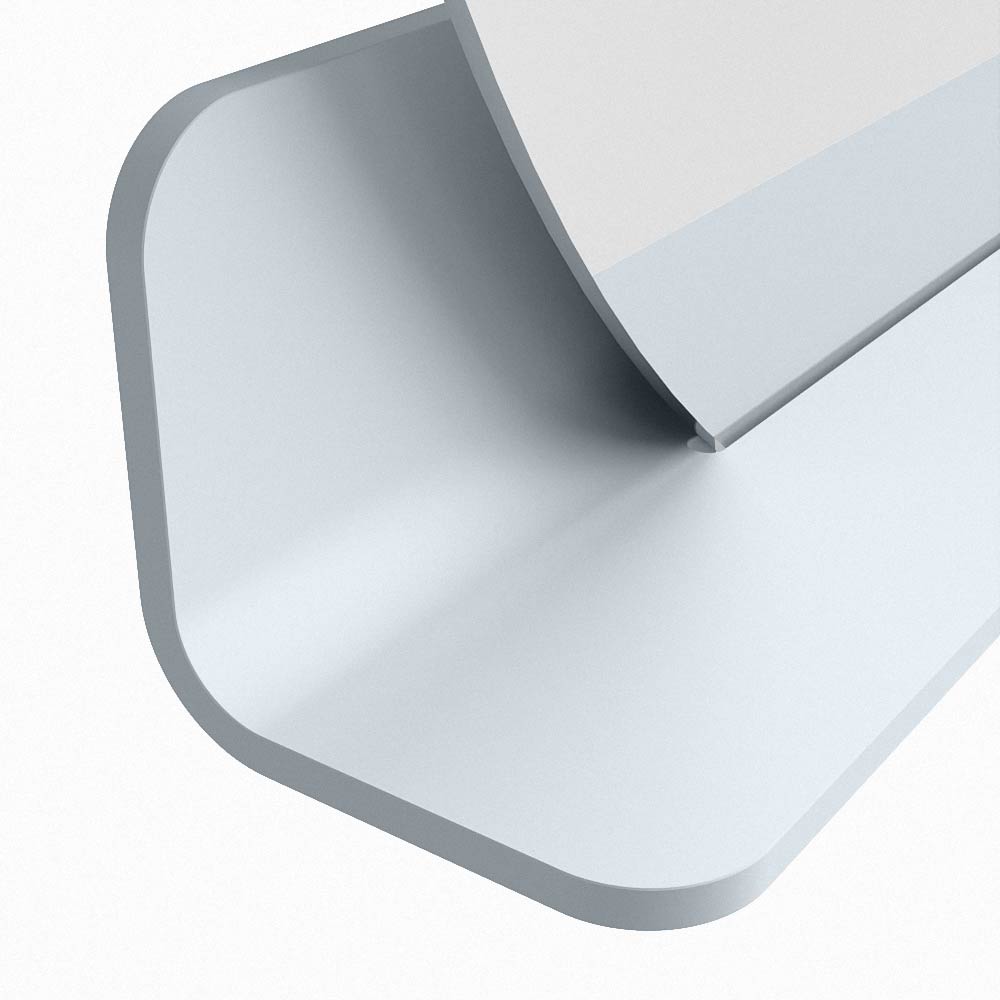 Mondiaz Spot spiegel rond Ø90cm met planchet clay