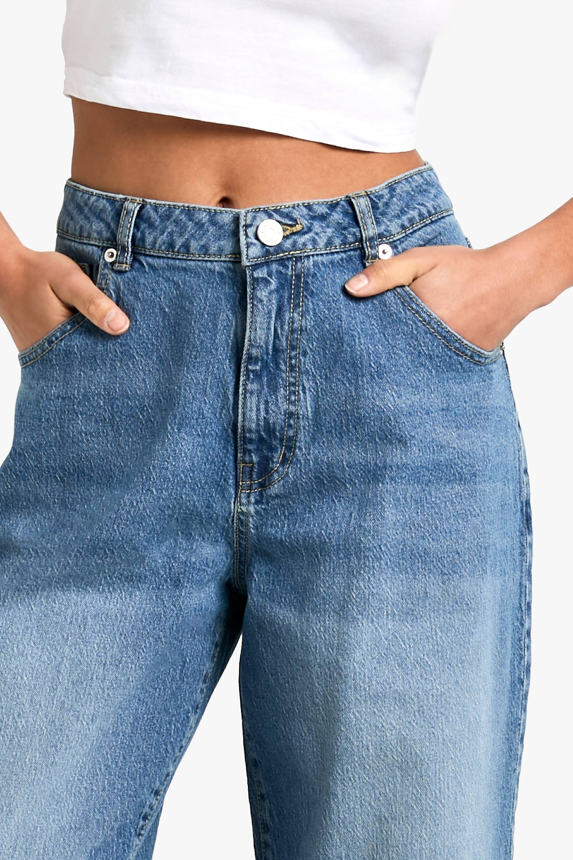 boohoo Jean Droit Basic Petite