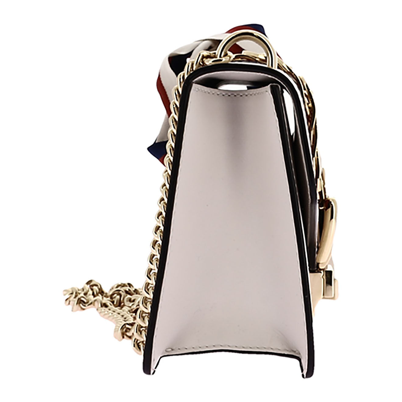 Gucci Sac bandoulière Sylvie PM en Cuir écru - Très bon état - L.19 cm