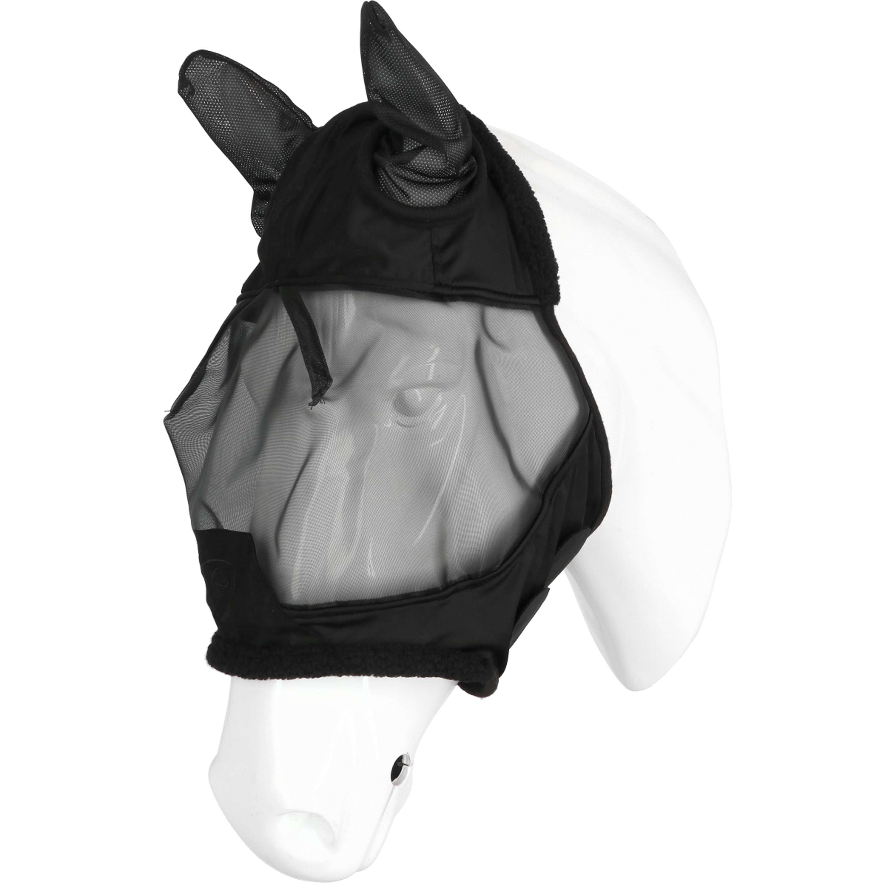 EQUITHÈME Vliegenmasker Teddy UV Protection Zwart