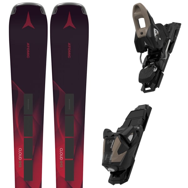 Pack ski ATOMIC CLOUD Q12 RVSK C PT + M10 GW BLACK/RED