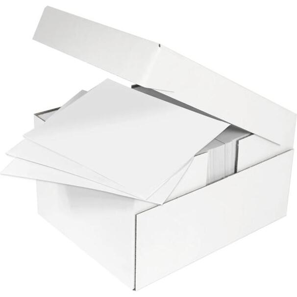 Enveloppe blanche sans fenêtre auto-adhésive avec bande protectrice 80 g/m² - Boîte de 500