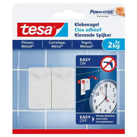 tesa Klebenagel für Fliesen und Metall (bis 2kg)