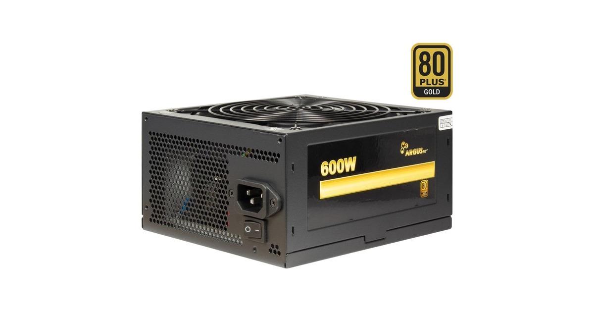 Inter-TechArgus GPS-600 600 watt voeding   (Zwart, 4x PCIe)
