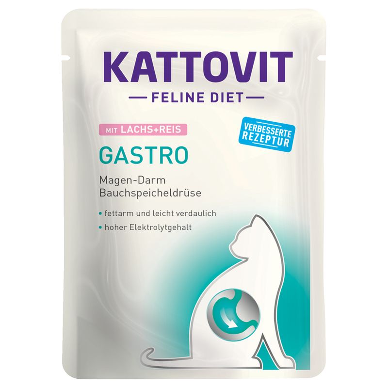 Kattovit Gastro, saumon & riz