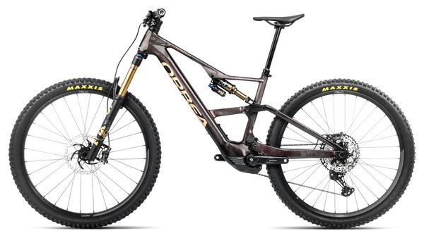 VTT Électrique Tout-Suspendu Orbea Rise LT M10 Shimano Deore XT/SLX 12V 630 Wh 29'' Gris Cosmic Carbon View 2025