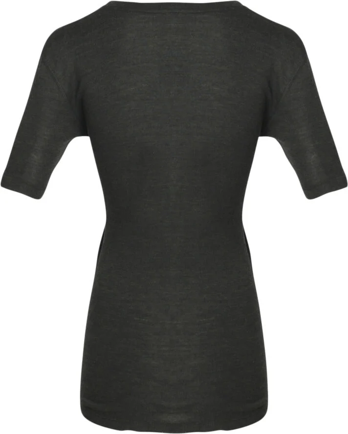 Asivik ASIVIK W Wool T-shirt, Pine Grøn